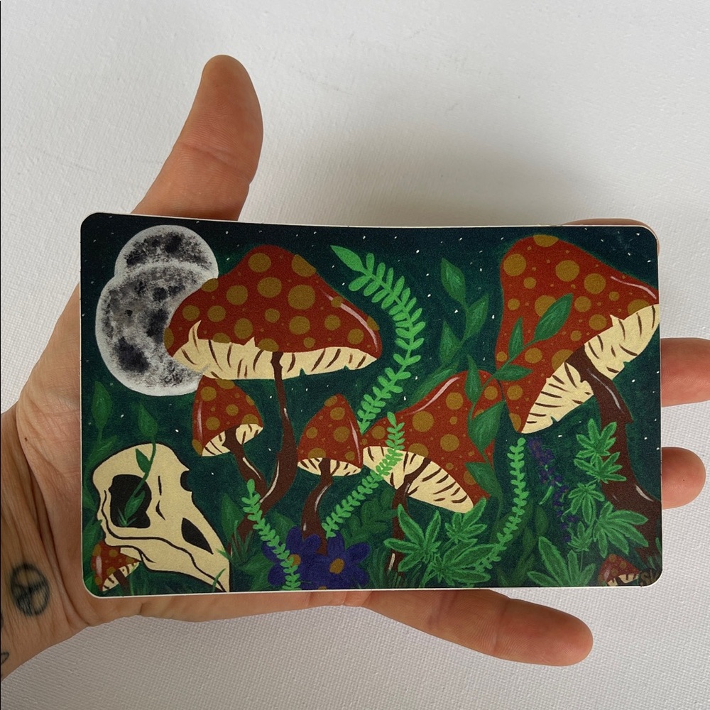 Premium Vinyl Sticker- Fungal Forest